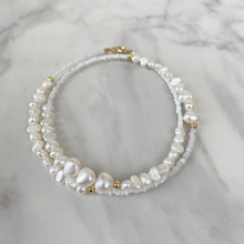 Load image into Gallery viewer, LONDON PEARL DOUBLE ANKLET