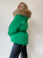 Load image into Gallery viewer, BOTTEGA GREEN PUFFER JACKET
