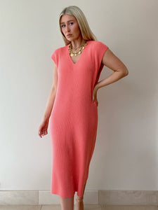 KENSINGTON COLOUR POP ORANGE MIDI DRESS