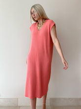 Load image into Gallery viewer, KENSINGTON COLOUR POP ORANGE MIDI DRESS
