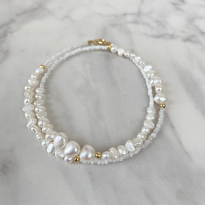 LONDON PEARL DOUBLE ANKLET